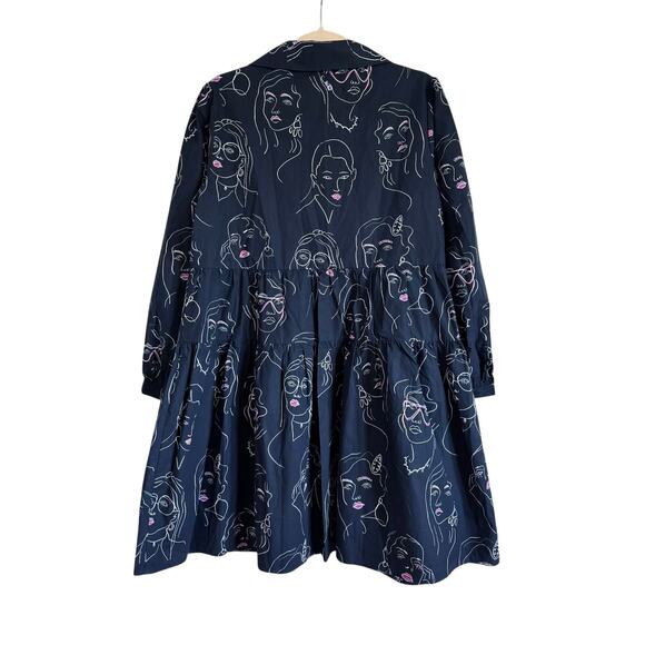 DESIGUAL LOUISVILLE COTTON A-LINE TIERED SWING DRESS - Picture 9 of 9